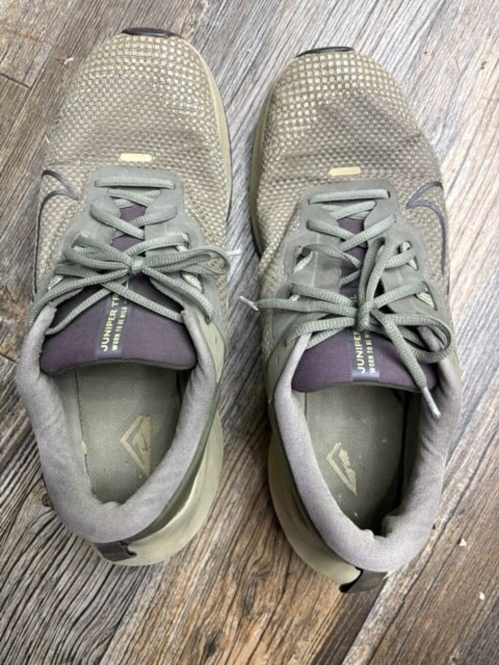 Nike Juniper Trail Gore-Tex Trail Running Shoes Mens 12 Olive Green